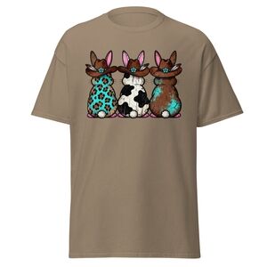 Cowgirl Bunny Graphic Tee - Tan